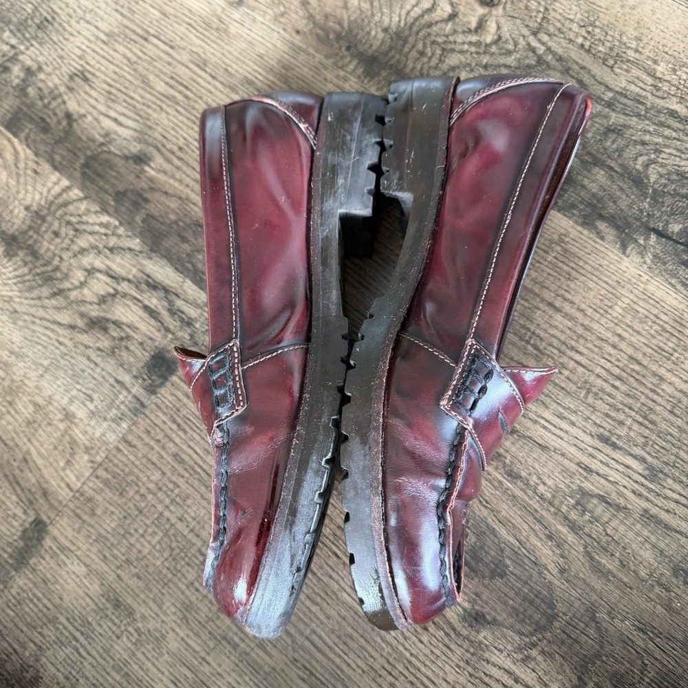 Sperry Women's 8M Burgundy Seaport Penny Leather Loafer Cushioned Classic - Picture 3 of 11
